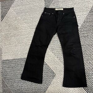 Non foya flared selvedge denim